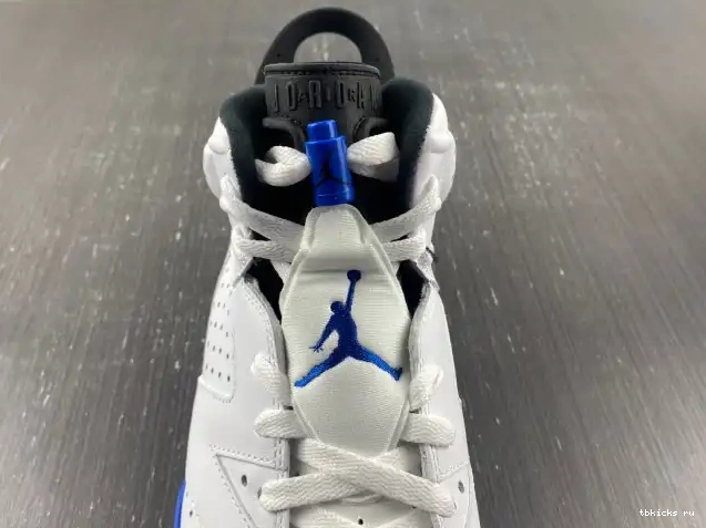 Reps TB Retro 384664-107 Sport Air Jordan (2014) 6 Blue 0505